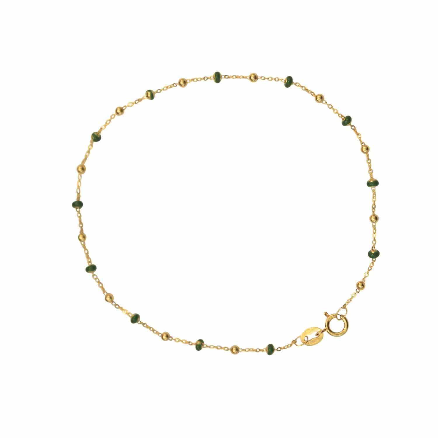 EVELYNE-M LUNAMOTION | Meteoroids Orbit Green Emerald - Bracelet - 18 Karat Gold