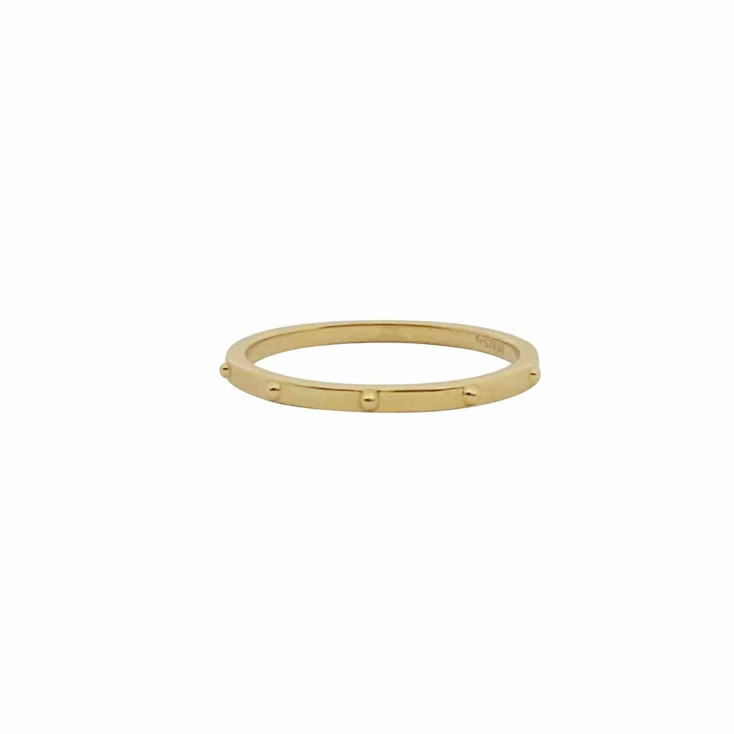 EVELYNE-M LUNAMOTION | Meteoroids Orbit Thin - Ring - Gold