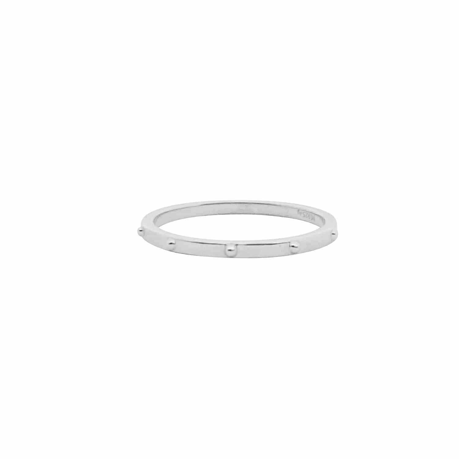 EVELYNE-M LUNAMOTION | Meteoroids Orbit Thin - Ring - Silver