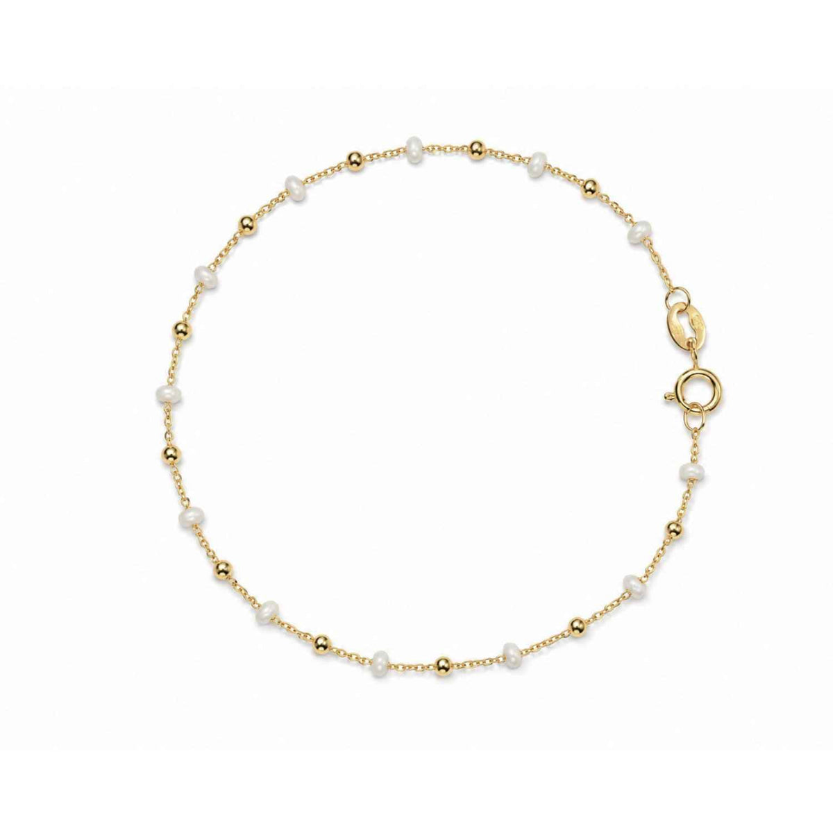 EVELYNE-M LUNAMOTION | Meteoroids Orbit White Enamel - Bracelet - 18 Karat Gold