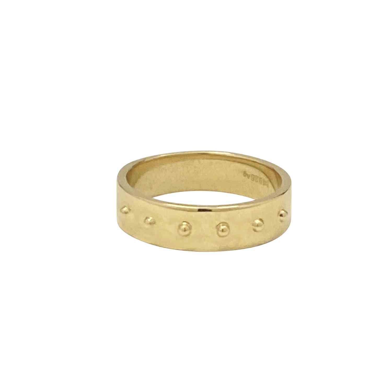 EVELYNE-M LUNAMOTION | Meteoroids Orbit Wide - Ring - Gold