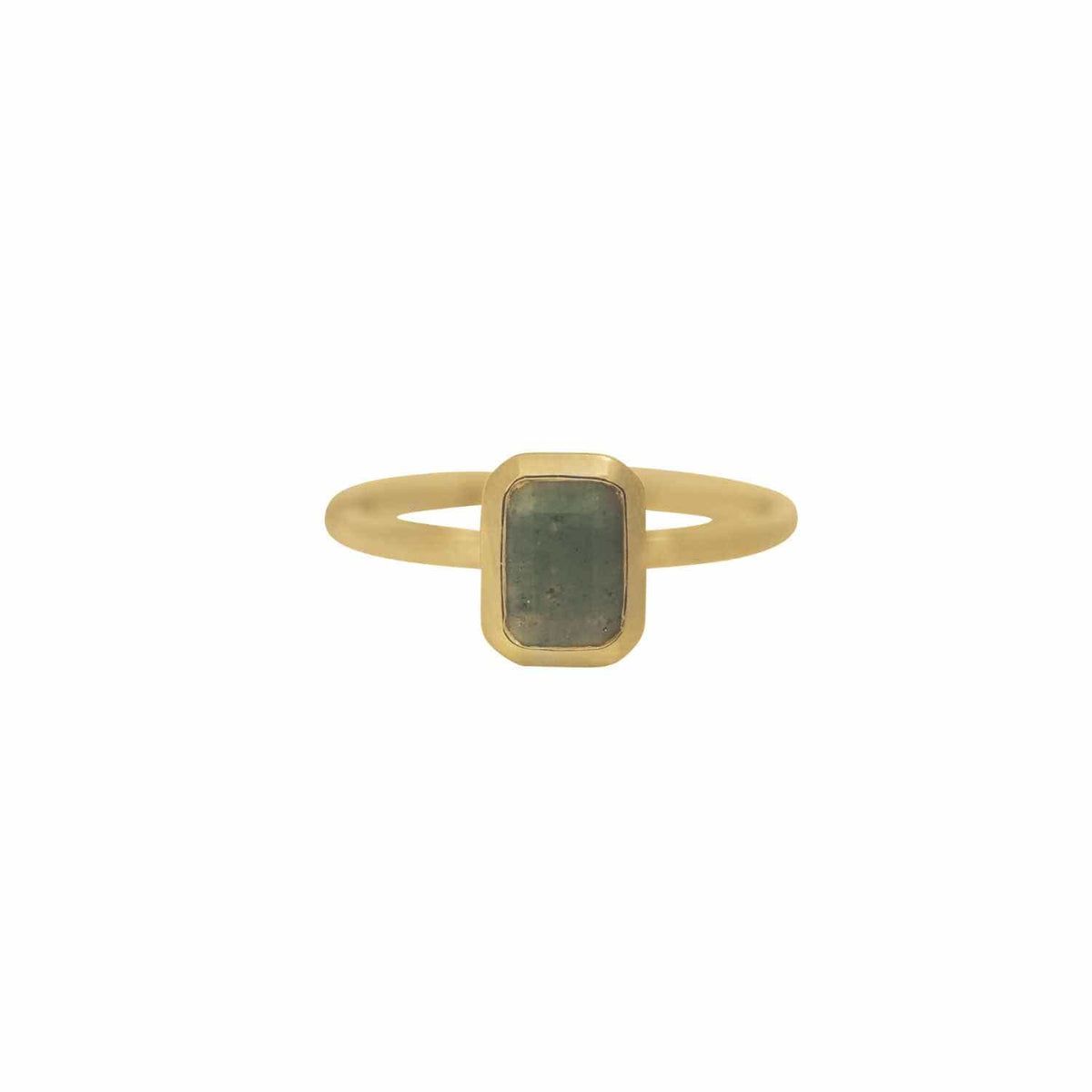 EVELYNE-M METROPOLIS | Octagon Aventurin - Ring - Gold