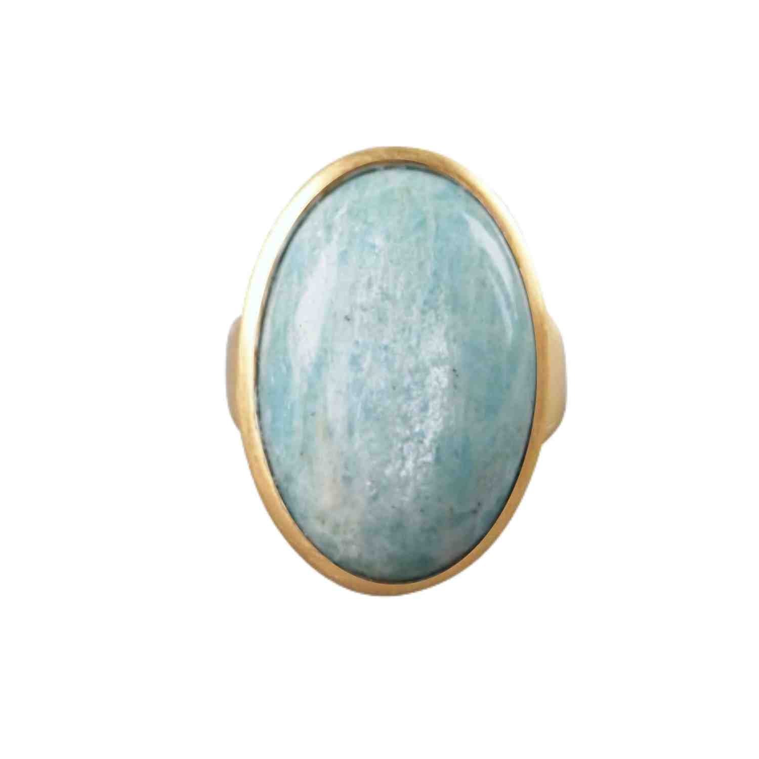 EVELYNE-M ONEIRO | Amazonite - Ring - Gold