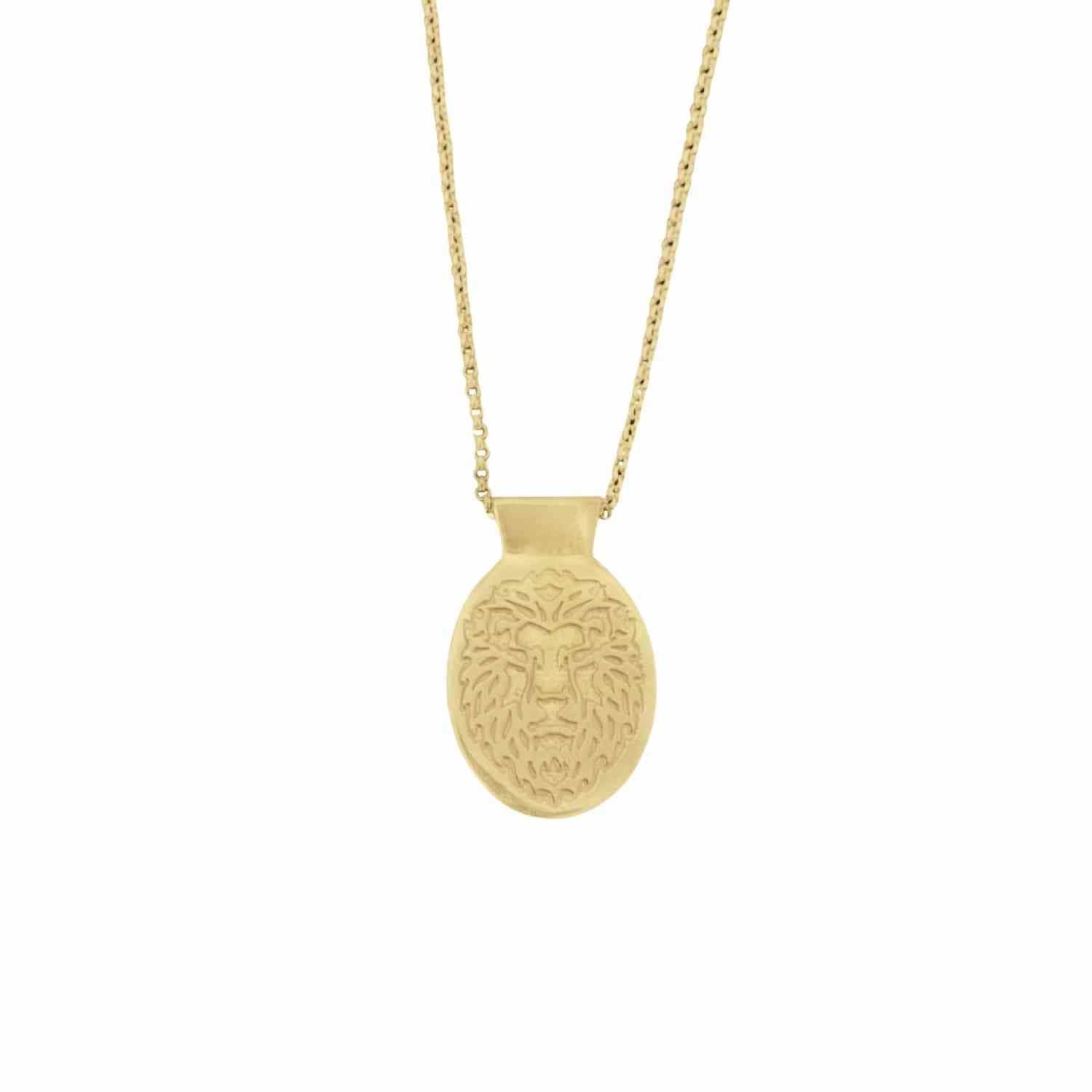 EVELYNE-M 55cm ONEIRO | Lion - Necklace - Gold