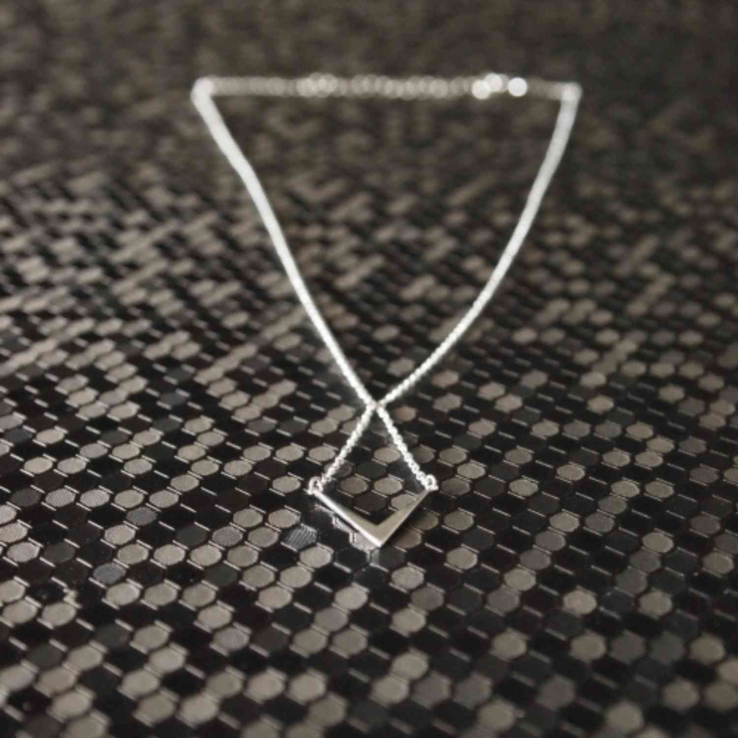 EVELYNE-M 38-42cm OPALIA | Arrow - Necklace - Silver