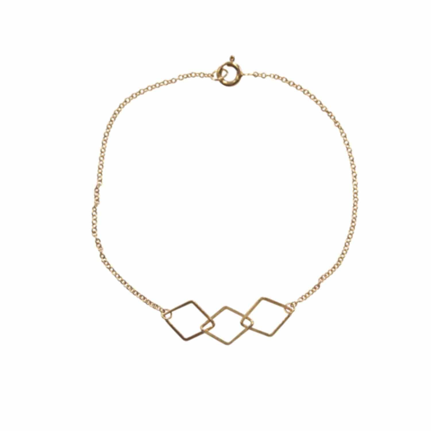 EVELYNE-M OPALIA | Rhombus - Bracelet - Gold