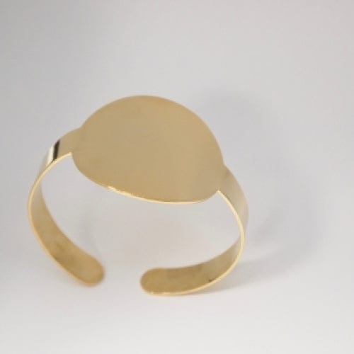 EVELYNE-M ONE SIZE PAILLETTE | Big - Bangle - Gold