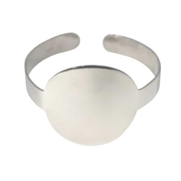 EVELYNE-M ONE SIZE PAILLETTE | Big - Bangle - Silver