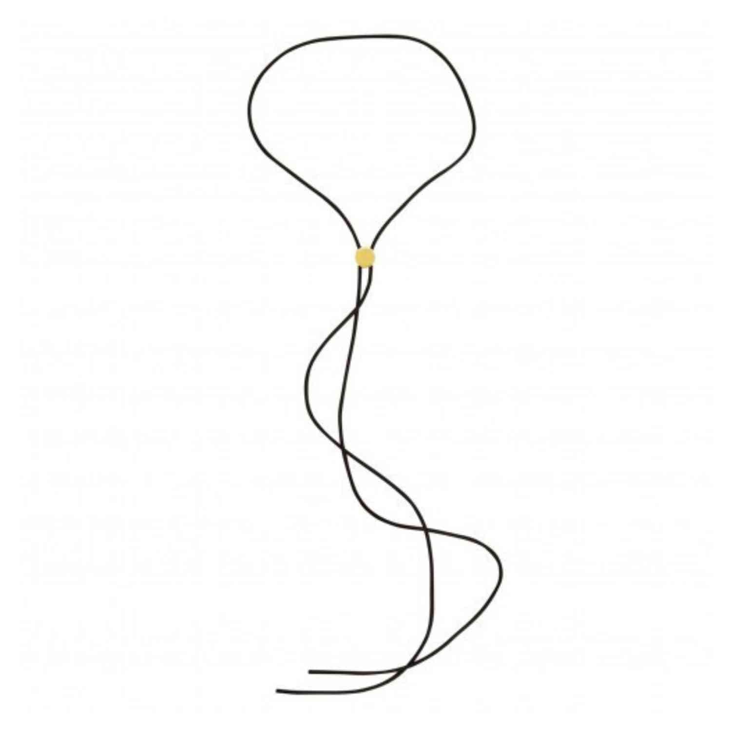 EVELYNE-M 100cm PAILLETTE | Bolo Tie - Necklace - Gold