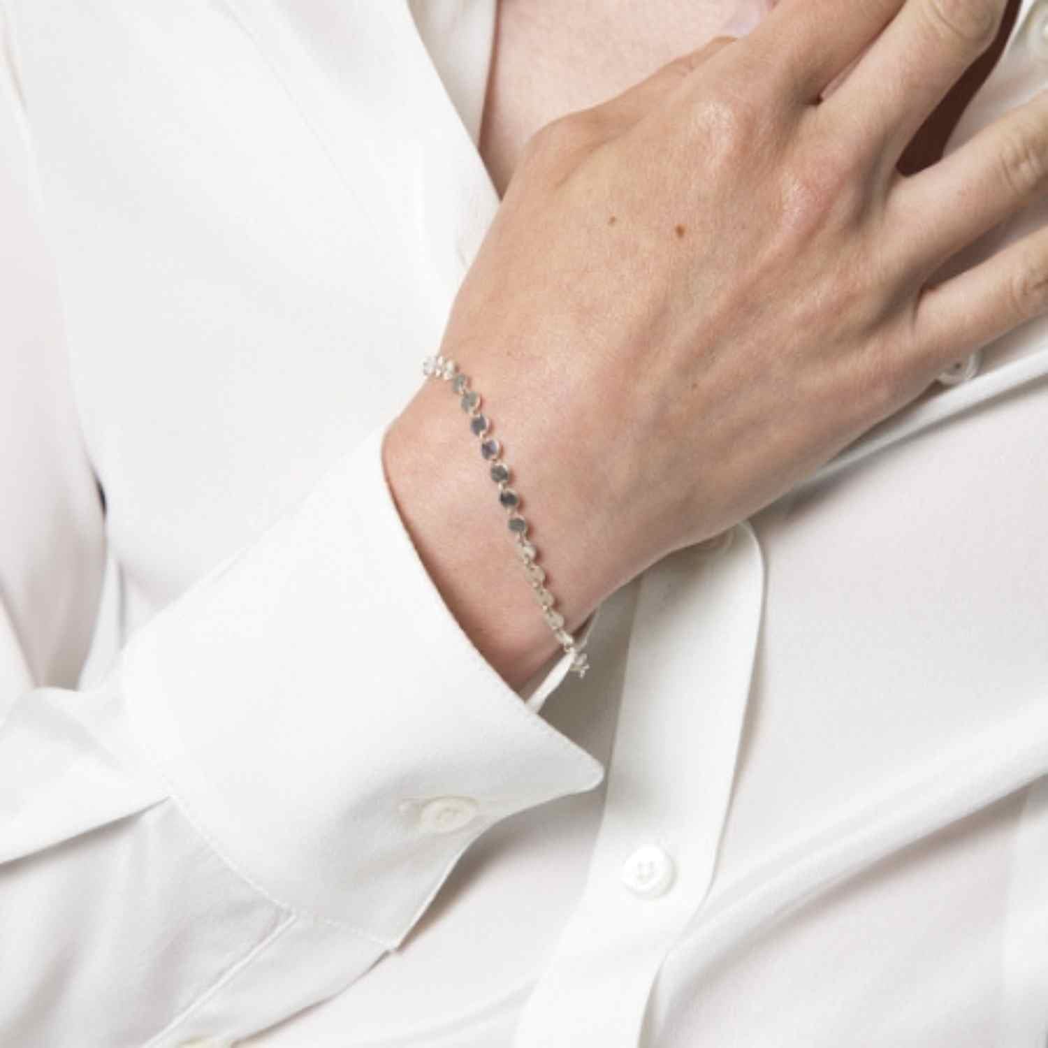 EVELYNE-M PAILLETTE | Classic - Bracelet - Silver