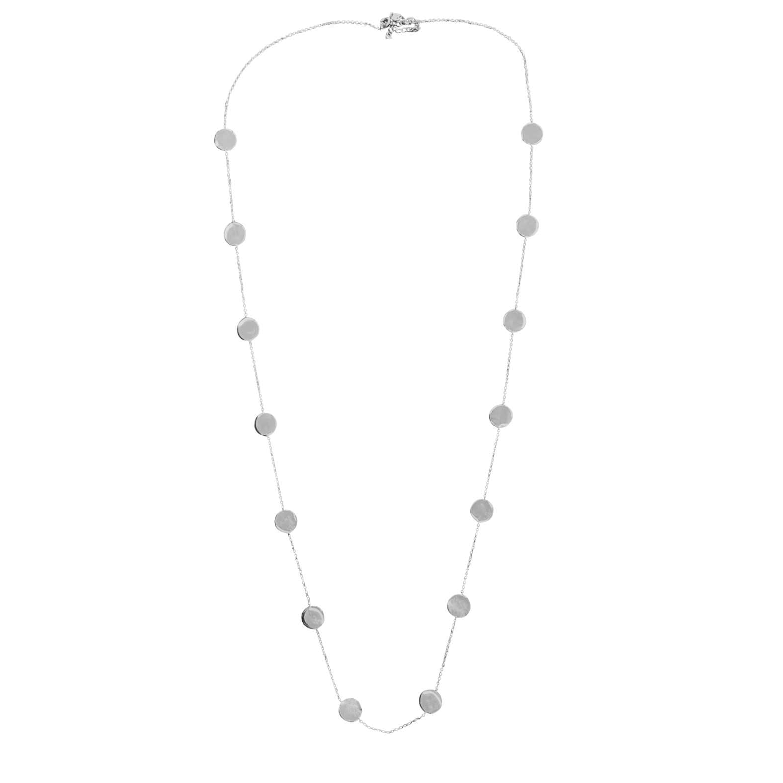 EVELYNE-M 75-80cm PAILLETTE | Dancing - Collier - Silver