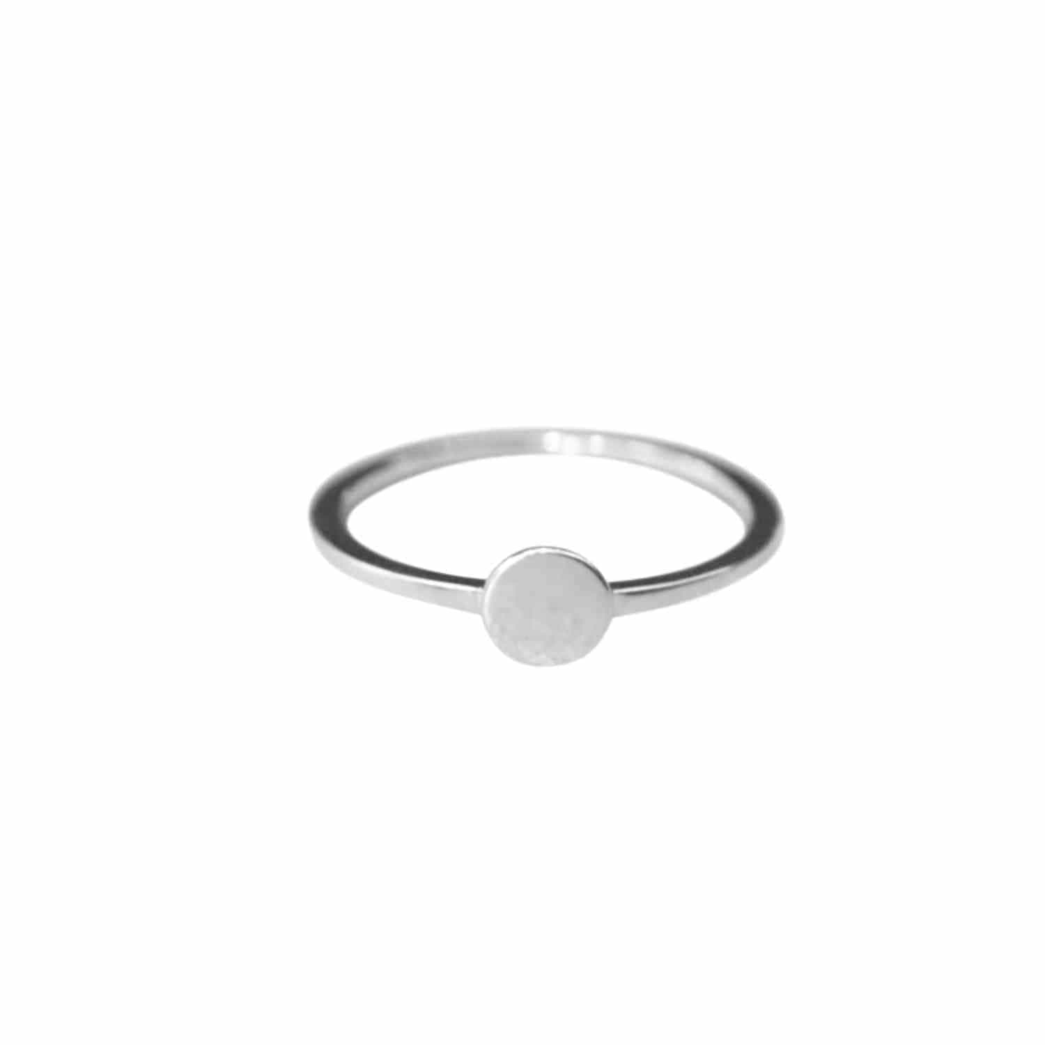 EVELYNE-M PAILLETTE | Single M - Ring - Silver