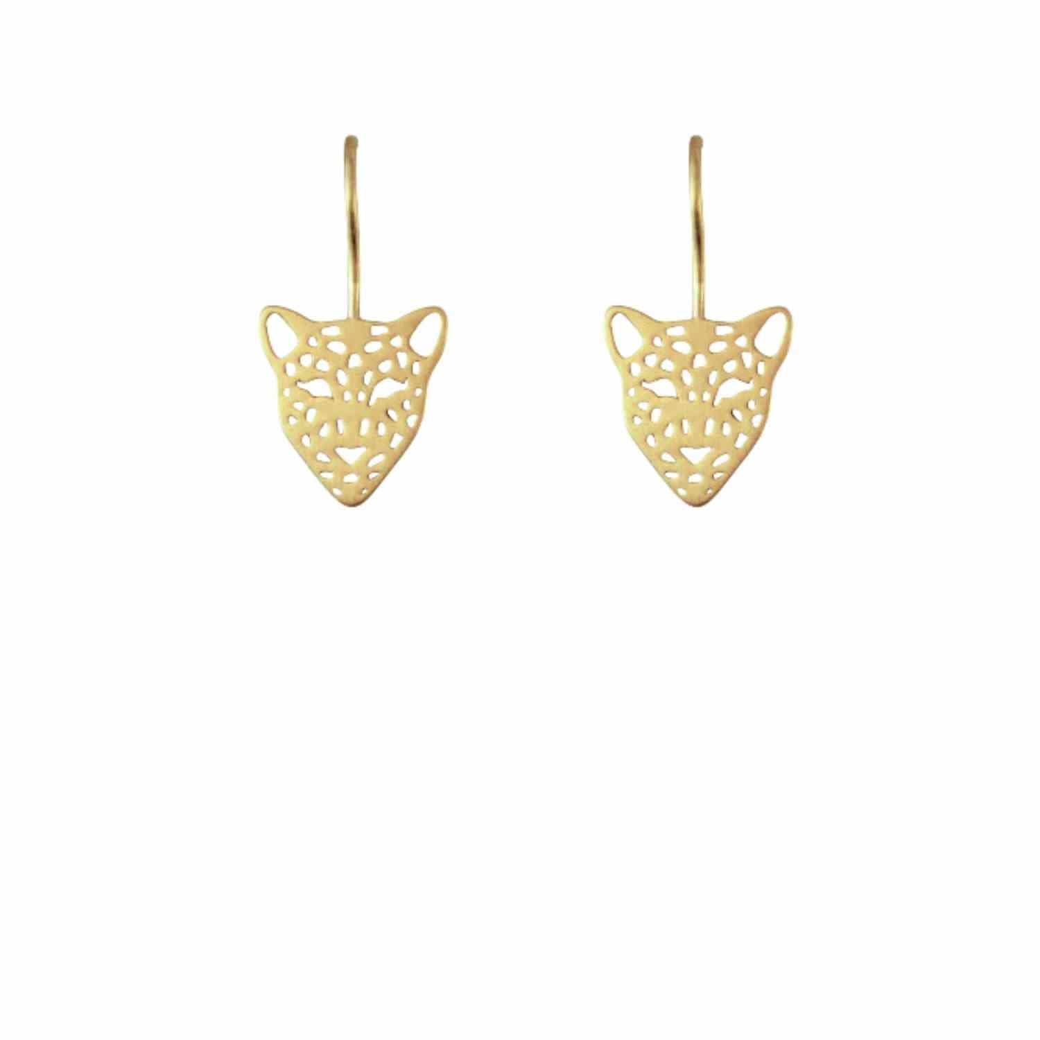 EVELYNE-M PANTHERA | Big Head - Earring - Gold