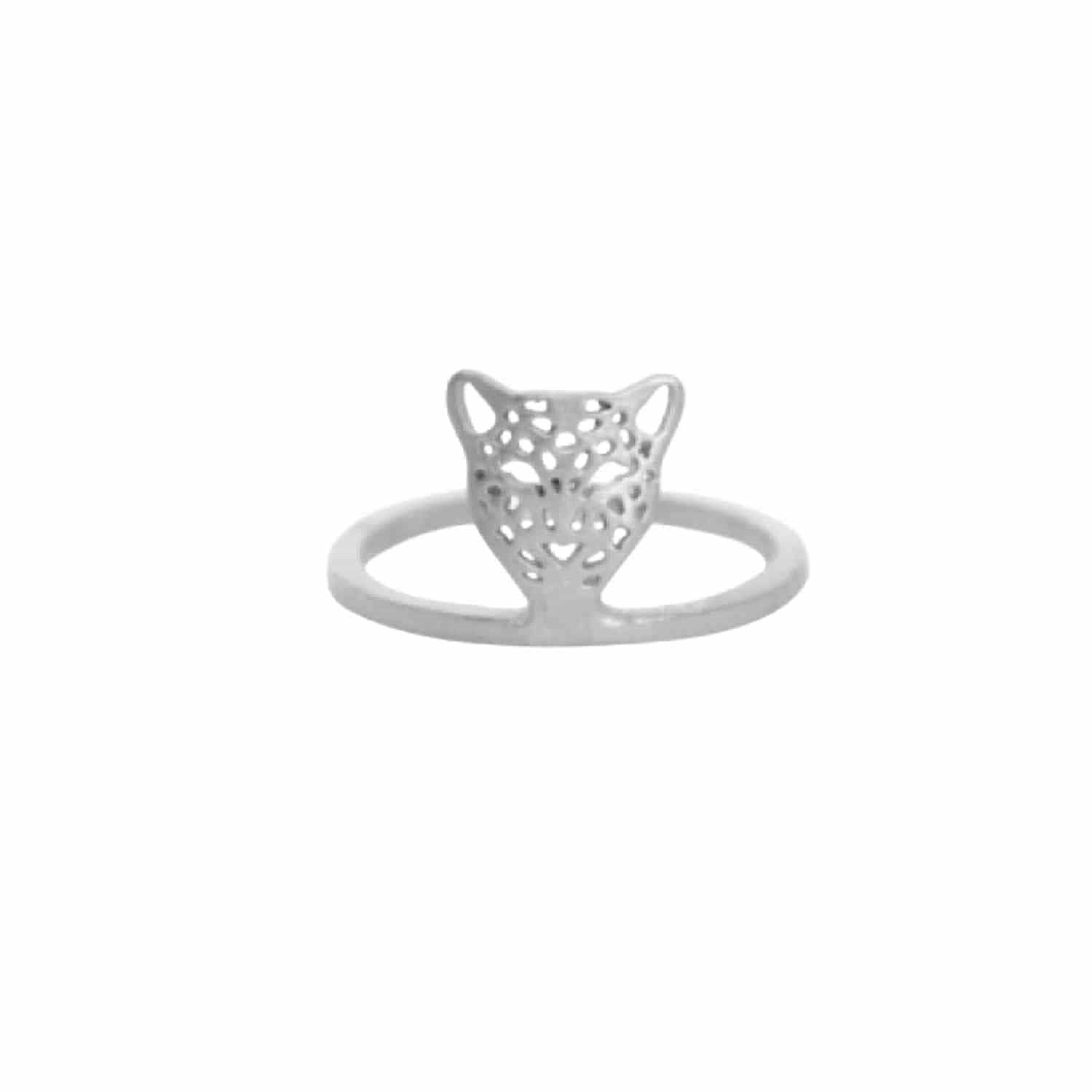 EVELYNE-M PANTHERA | Head - Ring - Silver