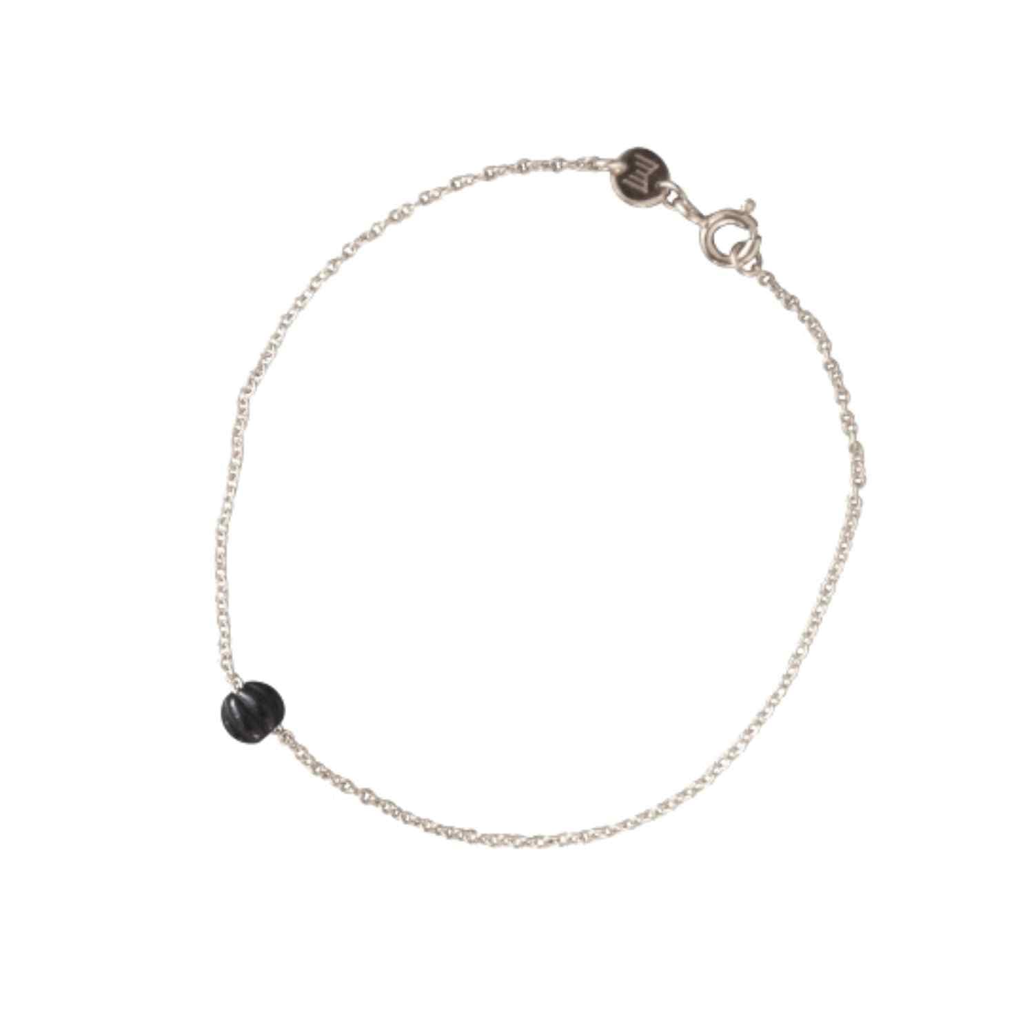 EVELYNE-M PANTHERA | Notch Onyx - Bracelet - Silver