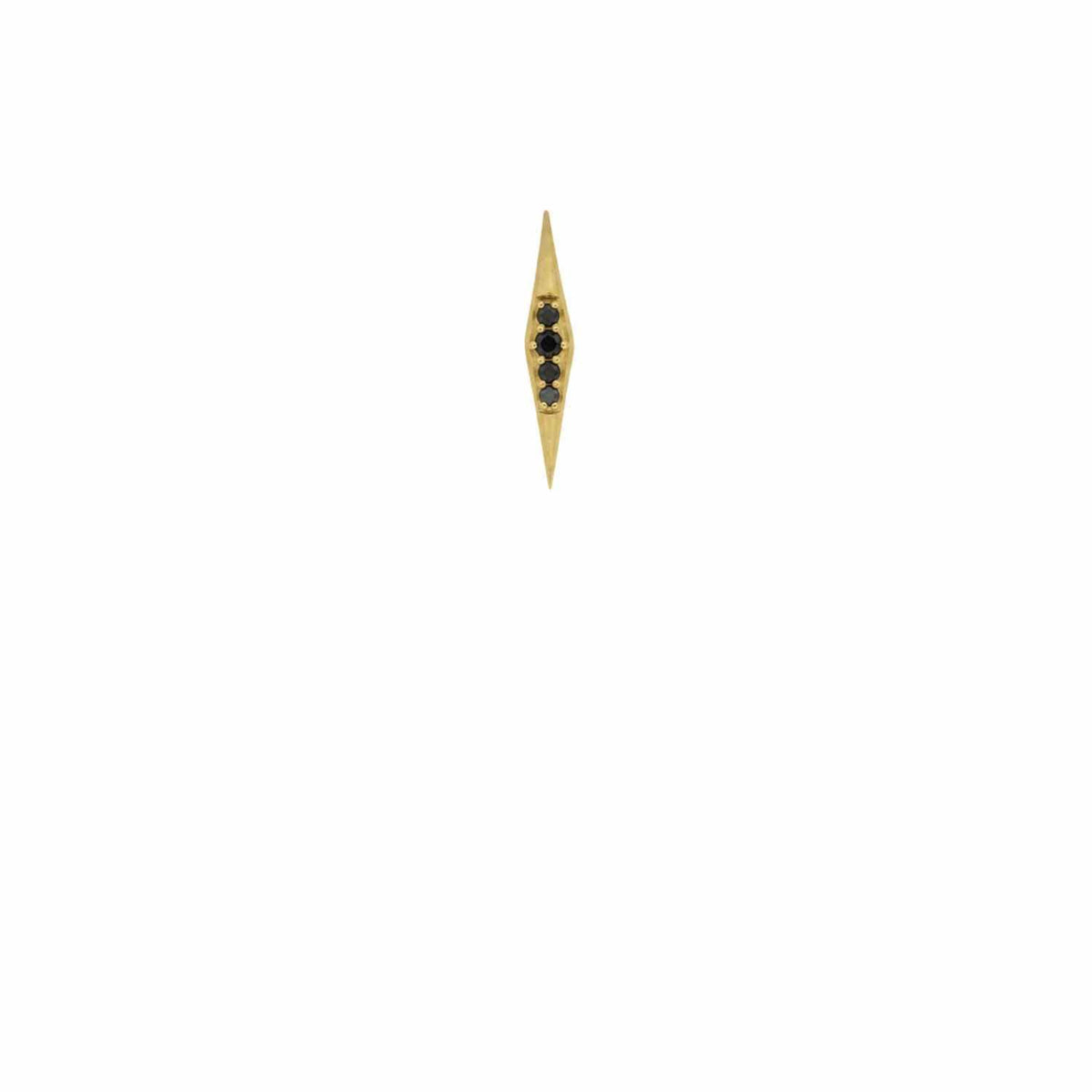 EVELYNE-M Pendant SMILODON | Claw Black Onyx - Pendant - 18 Karat Gold