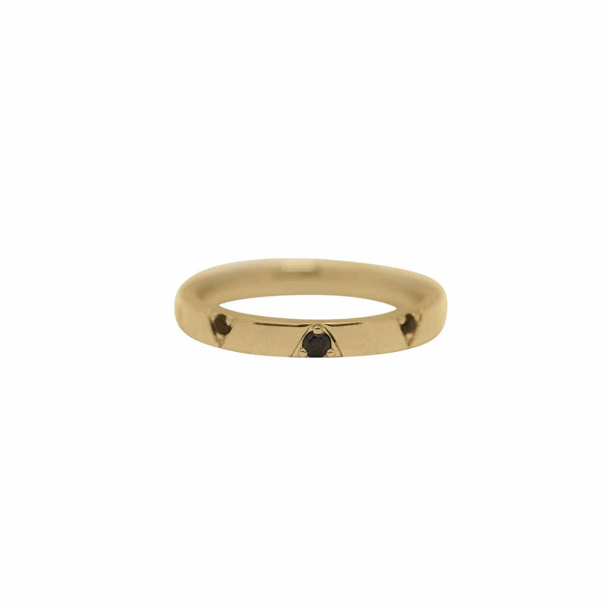 EVELYNE-M SMILODON | Tigress Black Onyx - Ring - 18 Karat Gold