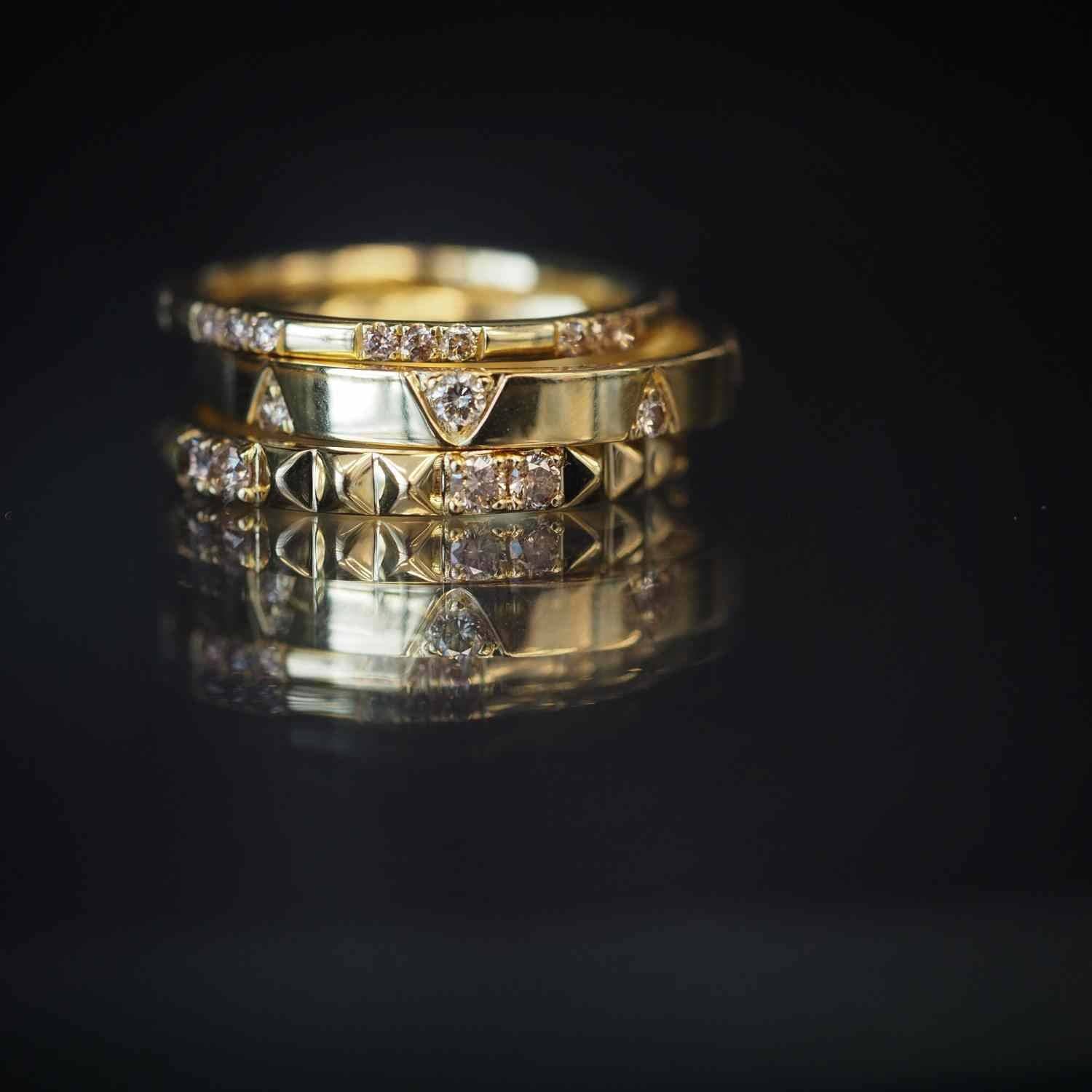 EVELYNE-M SMILODON | Tigress Diamond Champagner - Ring - 18 Karat Gold