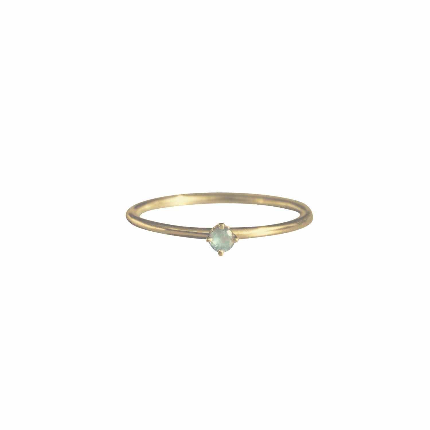 EVELYNE-M SOLITAIRE | Alexandrite (S) - Ring - 18 Karat Gold (LIMITED EDITION)