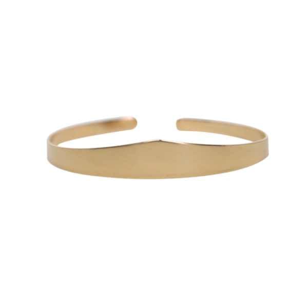 EVELYNE-M ONE SIZE SOLITAIRE | Classic - Bangle - Gold