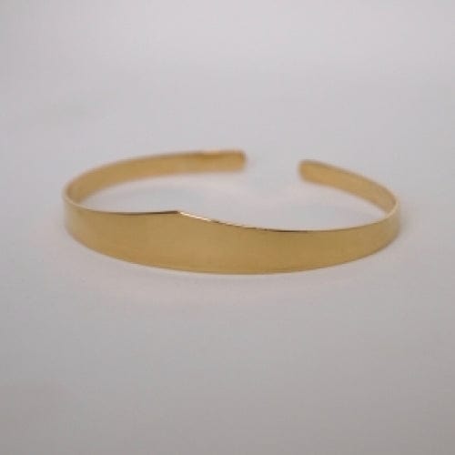 EVELYNE-M ONE SIZE SOLITAIRE | Classic - Bangle - Gold