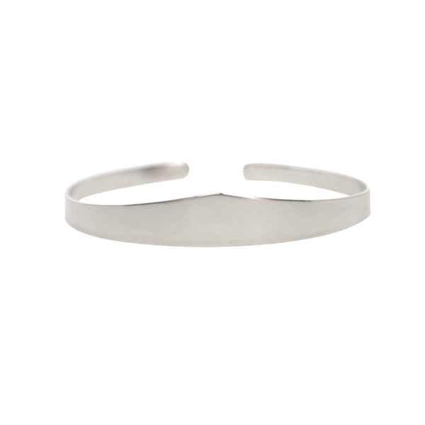 EVELYNE-M ONE SIZE SOLITAIRE | Classic - Bangle - Silver