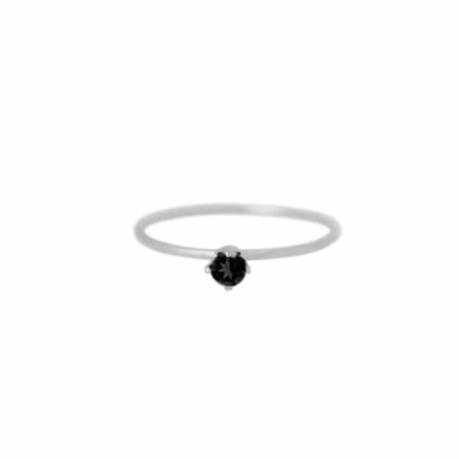 EVELYNE-M SOLITAIRE | Spinel (S) - Ring - Silver