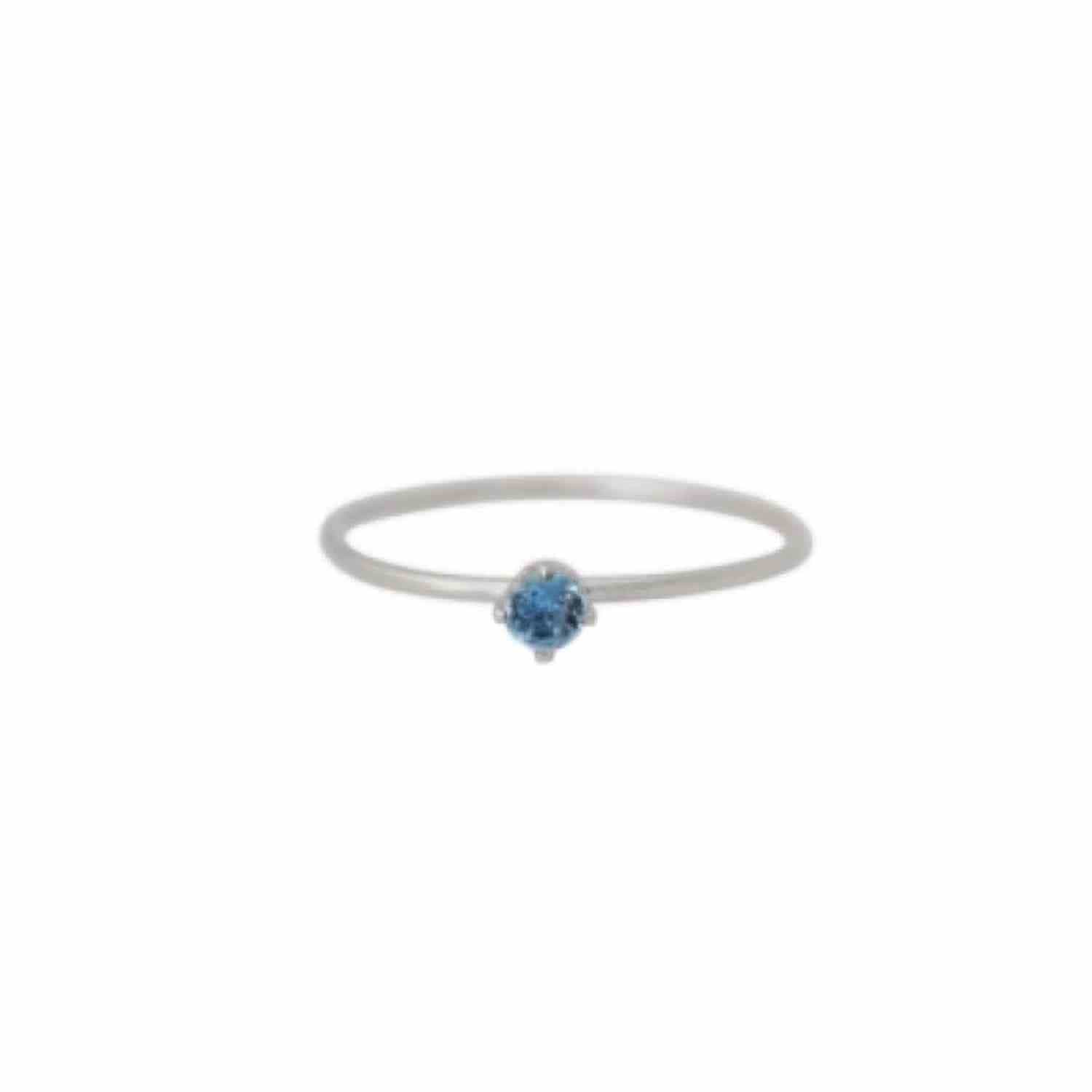 EVELYNE-M SOLITAIRE | Tanzanite (S) - Ring - Silver