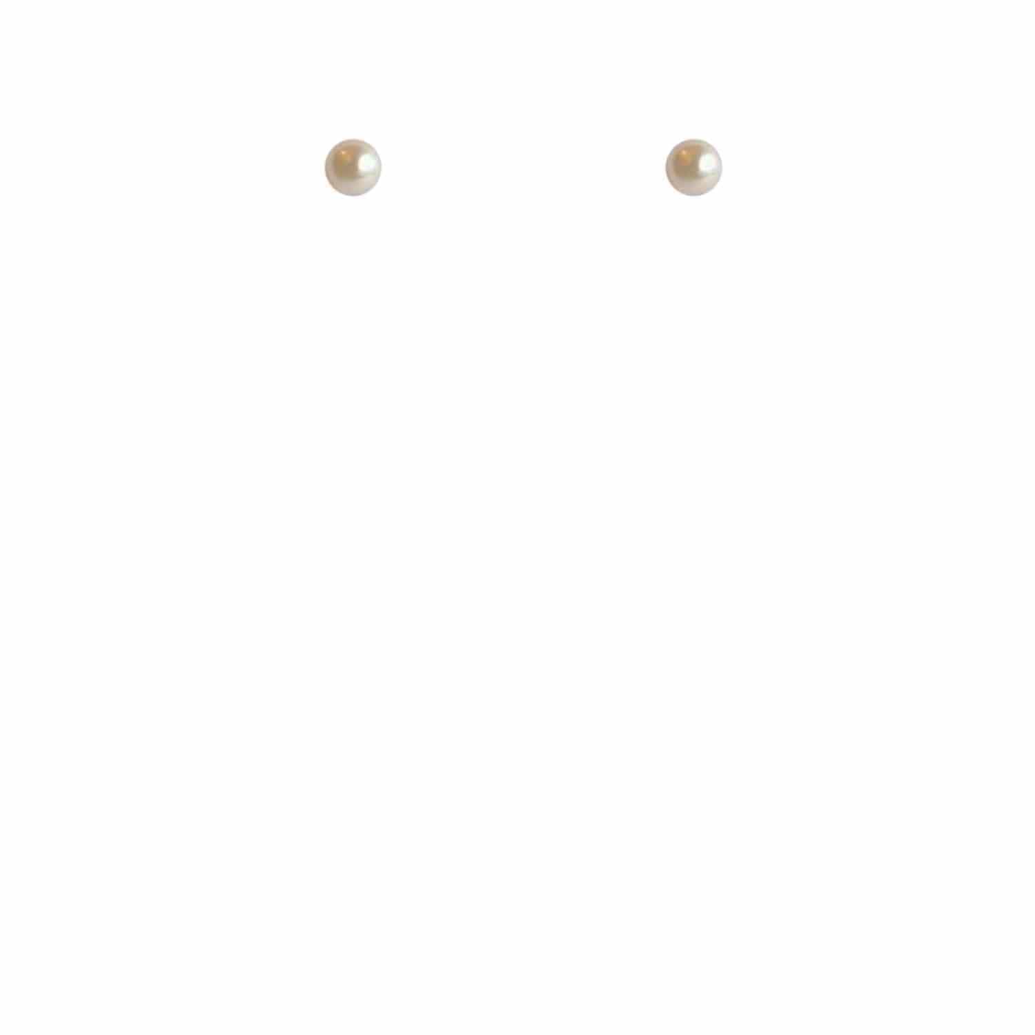 EVELYNE-M SOPHIE | Akoya Pearl - Stud Earring - 18 Karat Gold