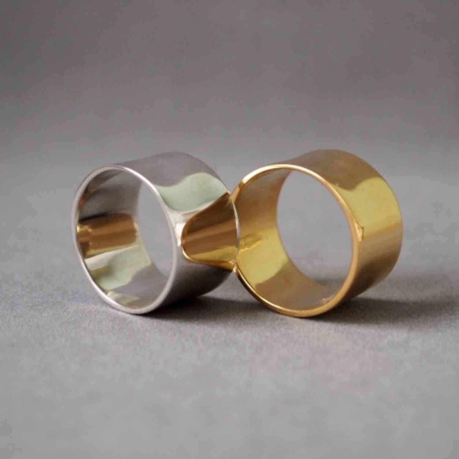 EVELYNE-M STRIPES&JOIST | Bar 12 - Ring - Gold