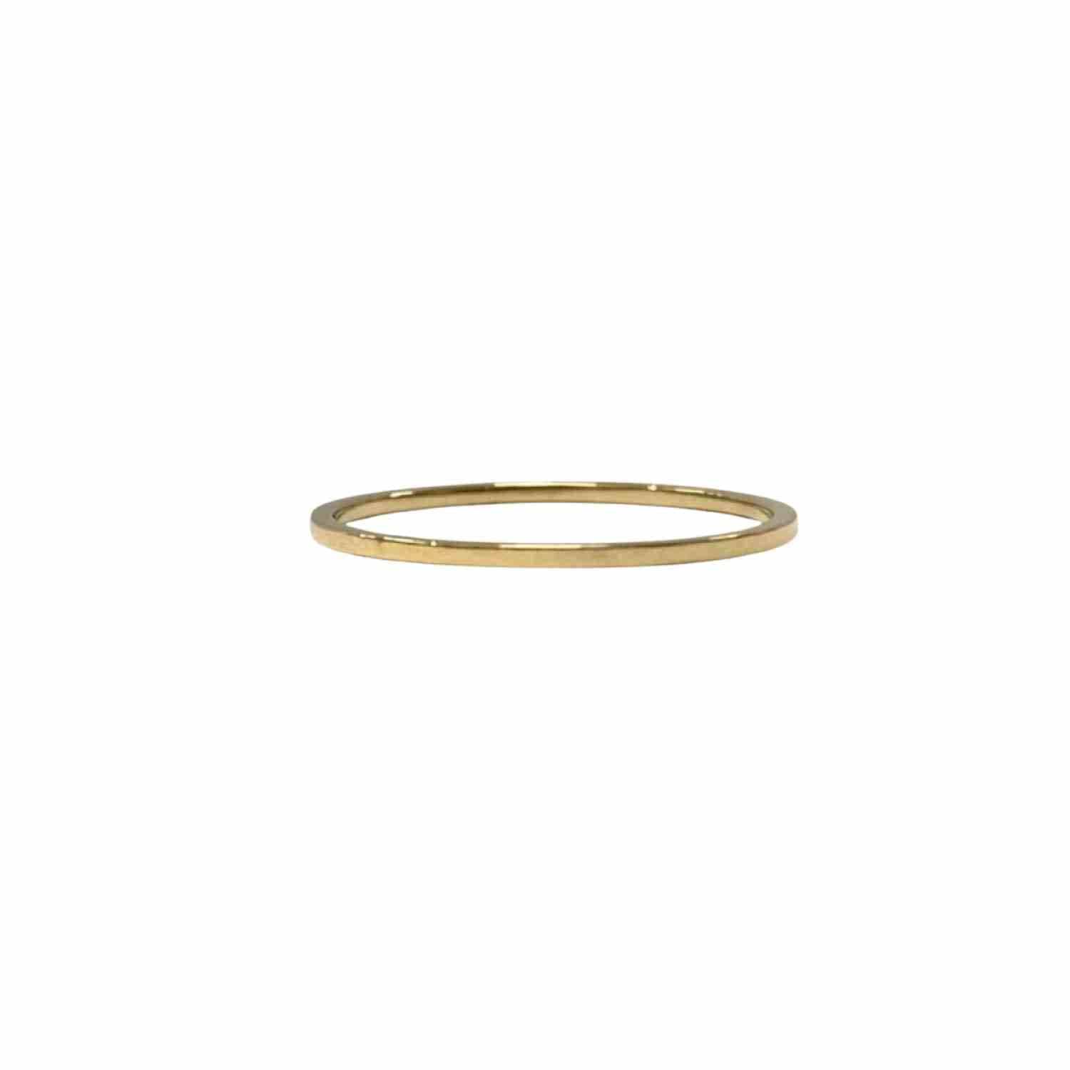 EVELYNE-M STRIPES&amp;JOIST | Classic Ultra Thin - Ring - 18 Karat Gold