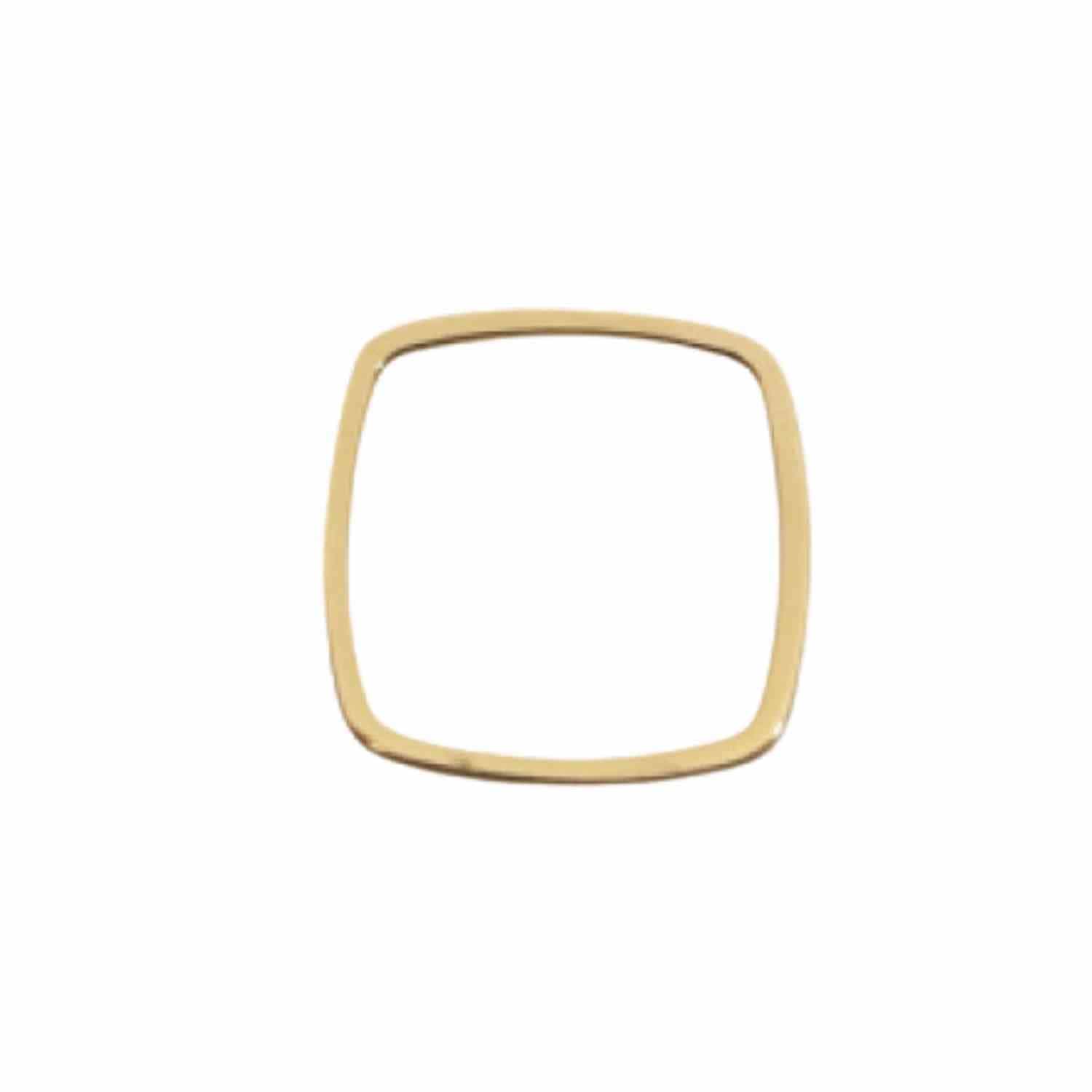 EVELYNE-M STRIPES&JOIST | Line Cube - Ring - Gold