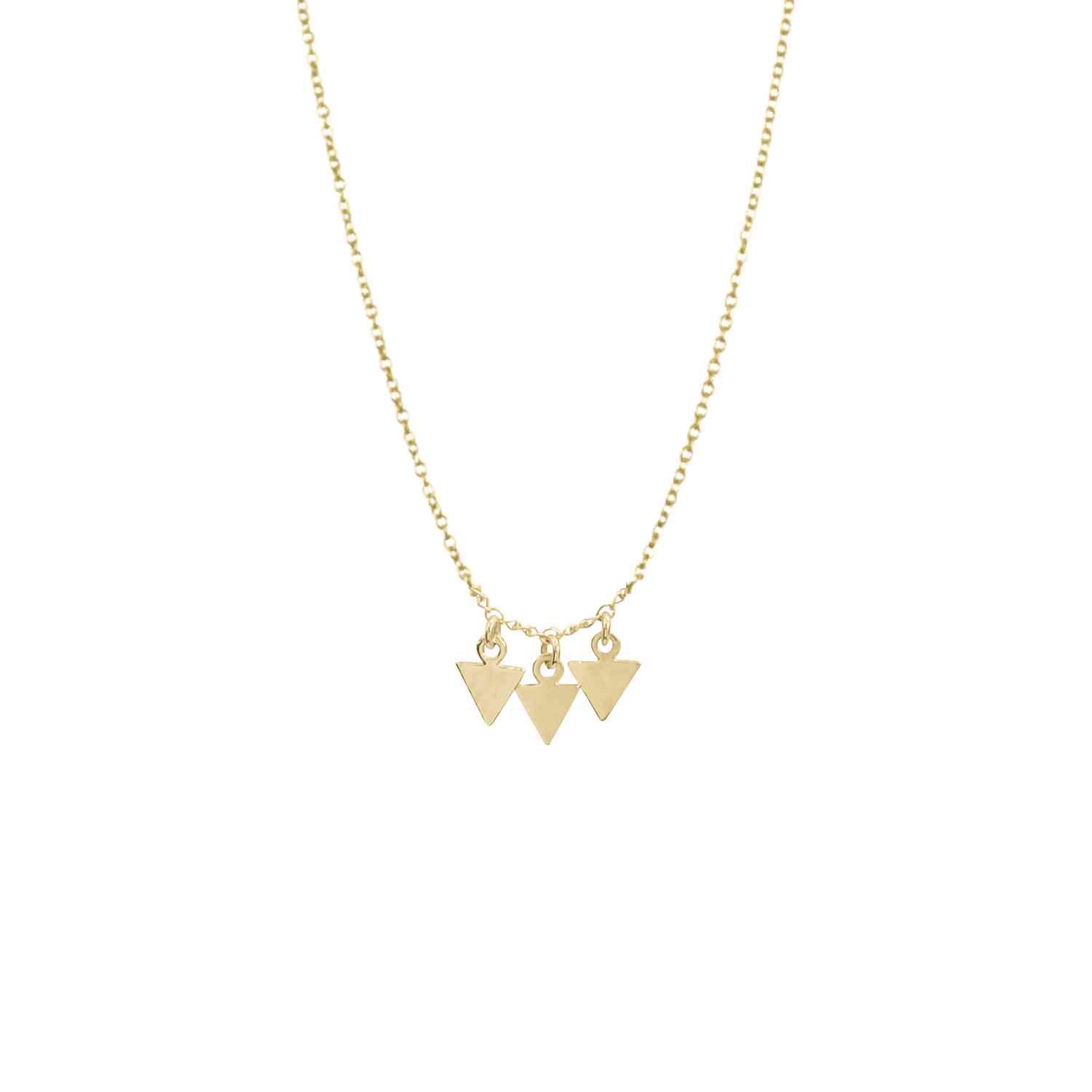 EVELYNE-M TRINITY | 3Arrow - Necklace - Gold