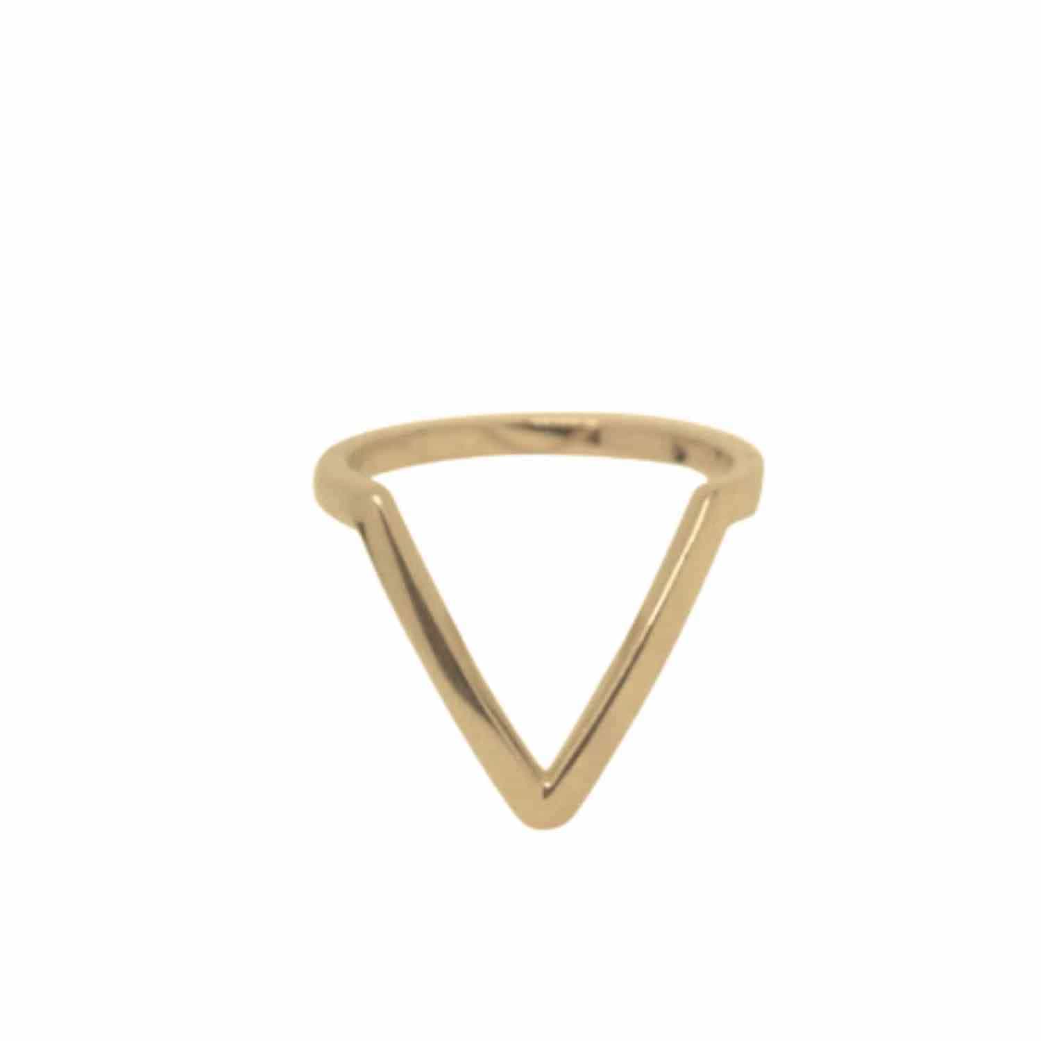 EVELYNE-M TRINITY | Classic V - Ring - Gold